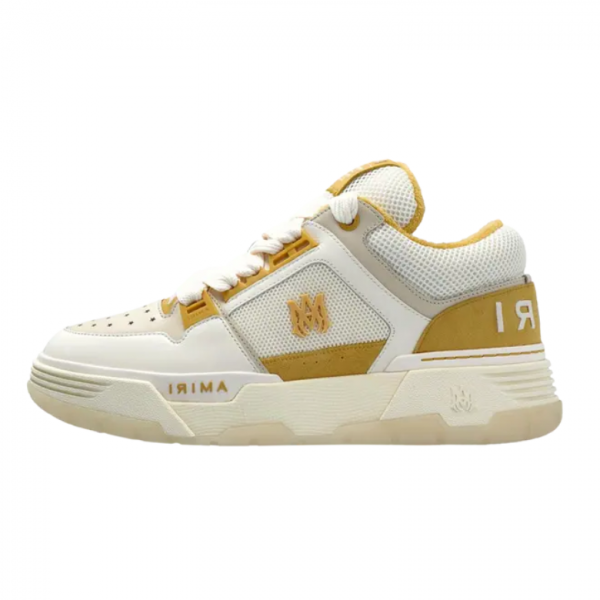 amiri sneaker (1) Amiri High Sneakers MA-1 - White Mustard